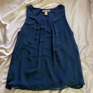 Banana Republic blouse with sheer overlay